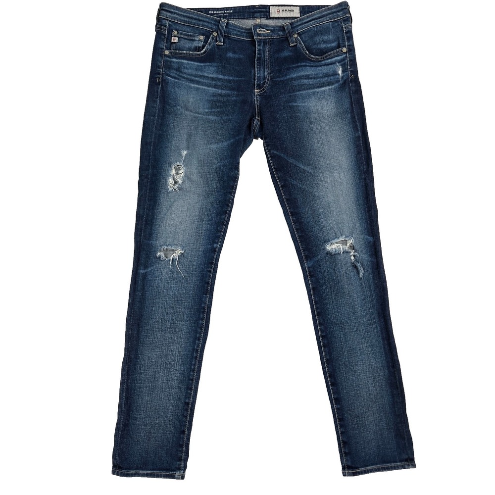 Adriano Goldschmied Jeans Womens 29 Blue Super Skinny Ankle‎ AG-ED Denim